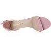 image:imageAllegra K Womens Open Toe Block Heel Ankle Strap Sandals  Party SandalsLight Pink