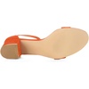 image:imageAllegra K Womens Open Toe Block Heel Ankle Strap Sandals  Party SandalsOrange