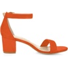 image:imageAllegra K Womens Open Toe Block Heel Ankle Strap Sandals  Party SandalsOrange