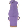 image:imageAllegra K Womens Open Toe Block Heel Ankle Strap Sandals  Party SandalsPurple