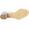 image:imageAllegra K Womens Open Toe Block Heel Ankle Strap Sandals  Party SandalsSky Blue