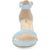 image:imageAllegra K Womens Open Toe Block Heel Ankle Strap Sandals  Party SandalsSky Blue