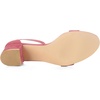 image:imageAllegra K Womens Open Toe Block Heel Ankle Strap Sandals  Party SandalsWatermelon Red