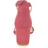 image:imageAllegra K Womens Open Toe Block Heel Ankle Strap Sandals  Party SandalsWatermelon Red