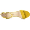 image:imageAllegra K Womens Open Toe Block Heel Ankle Strap Sandals  Party SandalsYellow