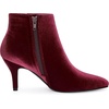 image:imageAllegra K Womens Velvet Pointy Toe Stiletto Heels Ankle Boots  Dress BootsBurgundy