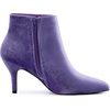image:imageAllegra K Womens Velvet Pointy Toe Stiletto Heels Ankle Boots  Dress BootsPurple