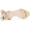 image:imageAllegra K Women Open Toe Ankle Tie Back Chunky Heel Sandals  Party SandalsBeige