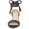image:imageAllegra K Women Open Toe Ankle Tie Back Chunky Heel Sandals  Party SandalsGrey