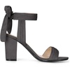 image:imageAllegra K Women Open Toe Ankle Tie Back Chunky Heel Sandals  Party SandalsGrey