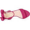 image:imageAllegra K Women Open Toe Ankle Tie Back Chunky Heel Sandals  Party SandalsHot Pink