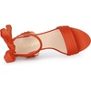 image:imageAllegra K Women Open Toe Ankle Tie Back Chunky Heel Sandals  Party SandalsOrange