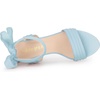 image:imageAllegra K Women Open Toe Ankle Tie Back Chunky Heel Sandals  Party SandalsSky Blue