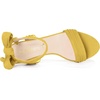 image:imageAllegra K Women Open Toe Ankle Tie Back Chunky Heel Sandals  Party SandalsYellow