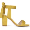 image:imageAllegra K Women Open Toe Ankle Tie Back Chunky Heel Sandals  Party SandalsYellow