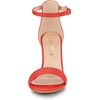 image:imageAllegra K Women Suede Ankle Strap High Stiletto Heel Open Toe Sandals  Faux Suede Vamp Stiletto Heel Open Toe Comfortable Fit Party Date Night Ready Adjustable Buckle ClosureOrange