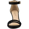 image:imageAllegra K Womens Kitten Heel Ankle Strap Sandals Shoes  Party SandalsBlack