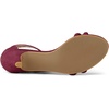 image:imageAllegra K Womens Kitten Heel Ankle Strap Sandals Shoes  Party SandalsBurgundy