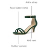 image:imageAllegra K Womens Kitten Heel Ankle Strap Sandals Shoes  Party SandalsGreen