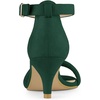 image:imageAllegra K Womens Kitten Heel Ankle Strap Sandals Shoes  Party SandalsGreen