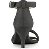 image:imageAllegra K Womens Kitten Heel Ankle Strap Sandals Shoes  Party SandalsGrey