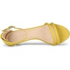 image:imageAllegra K Womens Kitten Heel Ankle Strap Sandals Shoes  Party SandalsYellow