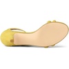 image:imageAllegra K Womens Kitten Heel Ankle Strap Sandals Shoes  Party SandalsYellow