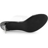 image:imageAllegra K Womens Clear Slide Stiletto Heel Clear Sandals  Party SandalsBlack
