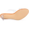 image:imageAllegra K Womens Clear Slide Stiletto Heel Clear Sandals  Party SandalsOrange