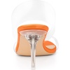 image:imageAllegra K Womens Clear Slide Stiletto Heel Clear Sandals  Party SandalsOrange