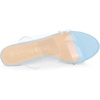 image:imageAllegra K Womens Clear Slide Stiletto Heel Clear Sandals  Party SandalsSky Blue