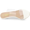 image:imageAllegra K Womens Clear Slide Stiletto Heel Clear Sandals  Party SandalsWhite
