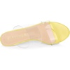 image:imageAllegra K Womens Clear Slide Stiletto Heel Clear Sandals  Party SandalsYellow