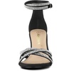 image:imageAllegra K Womens Rhinestones Strappy Chunky Heel Sandals  Party SandalsBlack
