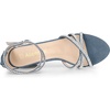 image:imageAllegra K Womens Rhinestones Strappy Chunky Heel Sandals  Party SandalsHaze Blue
