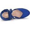 image:imageAllegra K Womens Closed Toe Espadrilles Wedges Tie Up Wedge Sandals  Platform Heels for Women Lace Up Heeled Comfortable Wedge for Women 3 78 inches Summer Dress Shoes PartyRoyal Blue