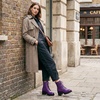 image:imageAllegra K Lace Up Chunky Heel Platform Ankle Combat Boots for WomenPurple