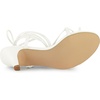 image:imageAllegra K Women Faux Leather Strappy Lace Up Open Toe Kitten Heels SandalsWhite