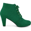 image:imageAllegra K Women Faux Suede Lace Up Platform Chunky Heel Ankle BootiesEmerald Green