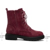image:imageAllegra K Womens Combat Boots Platform Ankle BootsBurgundy