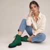 image:imageAllegra K Womens Combat Boots Platform Ankle BootsGreen