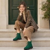 image:imageAllegra K Womens Combat Boots Platform Ankle BootsGreen