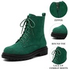 image:imageAllegra K Womens Combat Boots Platform Ankle BootsGreen