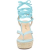 image:imageAllegra K Womens Platform Strappy Slingback Flip Flops Wedge Sandals