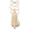 image:imageAllegra K Womens Stiletto Heel Strappy SandalsBeige