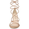 image:imageAllegra K Womens Stiletto Heel Strappy SandalsNude