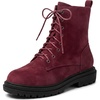 image:imageAllegra K Womens Combat Boots Platform Ankle BootsBurgundy