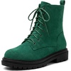 image:imageAllegra K Womens Combat Boots Platform Ankle BootsGreen
