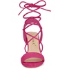 image:imageAllegra K Women Faux Suede Lace Up Block High Heels Slingback SandalsHot Pink