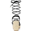 image:imageAllegra K Women Platform Square Toe Lace Up Espadrilles Heels SandalsBlack